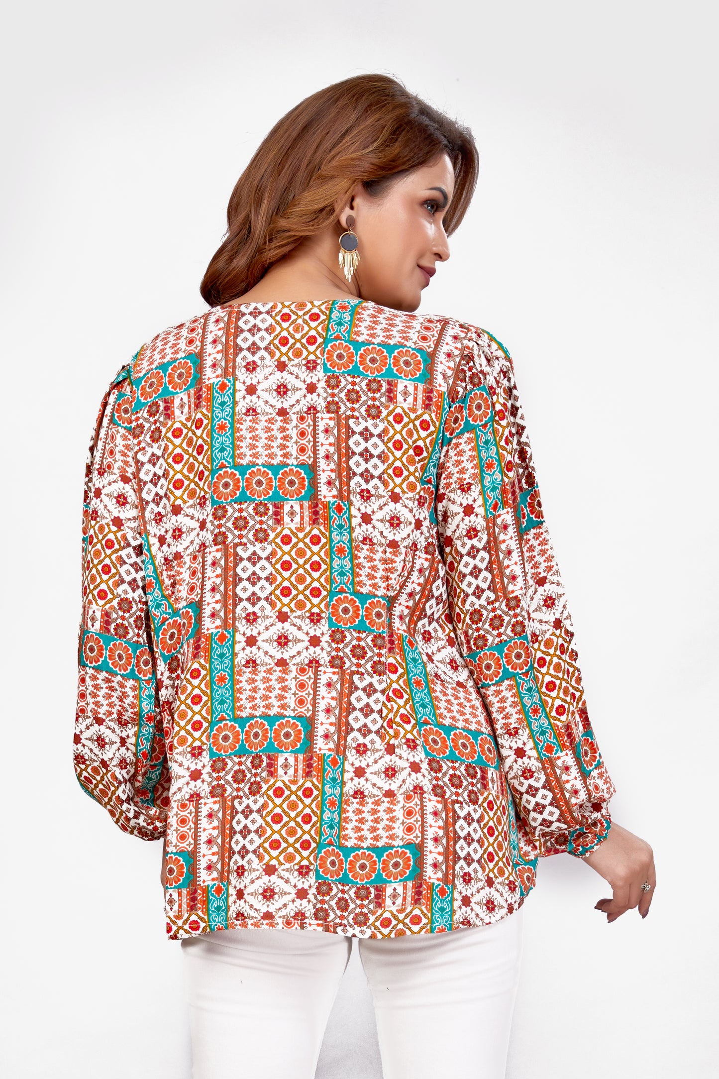 Vitasta – White Pink – Rayon
