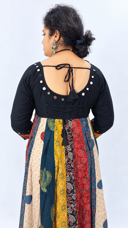 Rangeeli – Mirror Work Cotton Fusion Dress