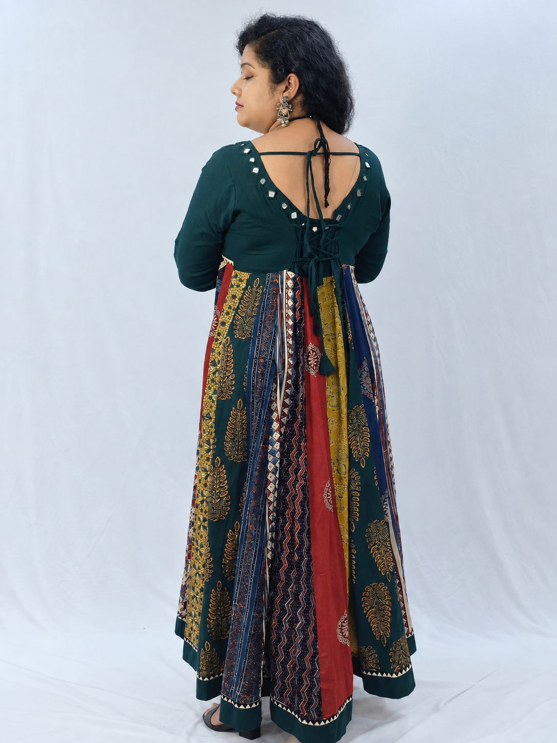 Rangeeli – Mirror Work Cotton Fusion Dress