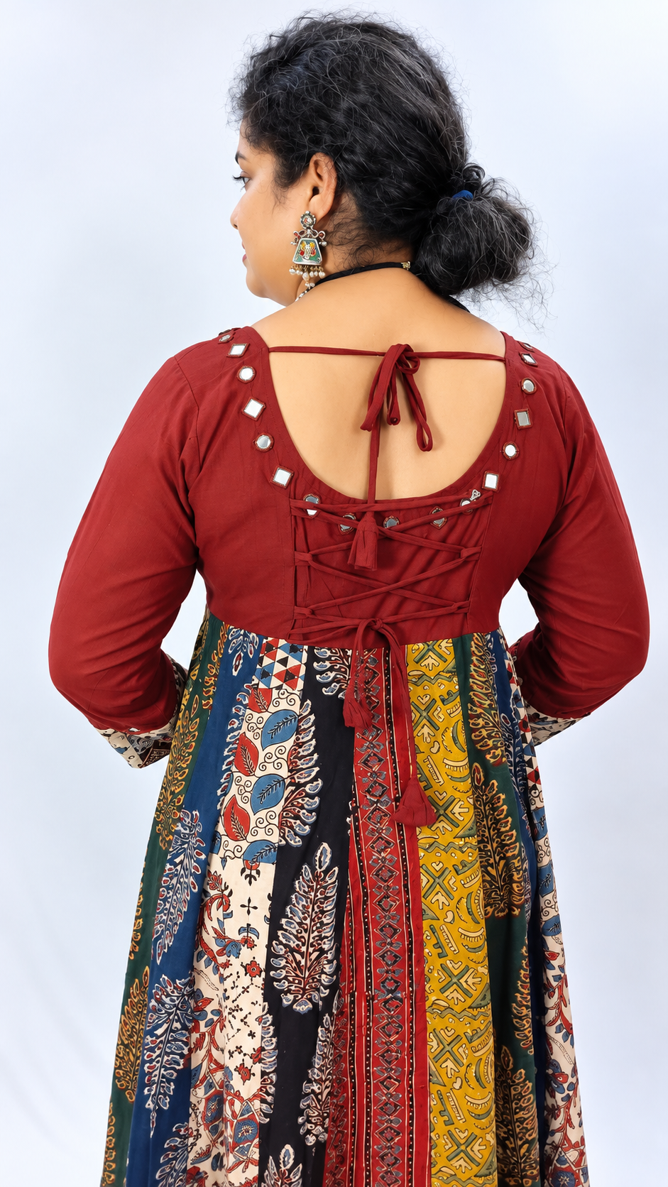 Rangeeli – Mirror Work Cotton Fusion Dress