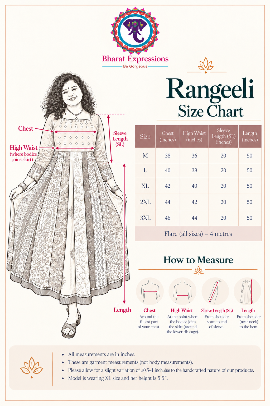 Rangeeli – Mirror Work Cotton Fusion Dress