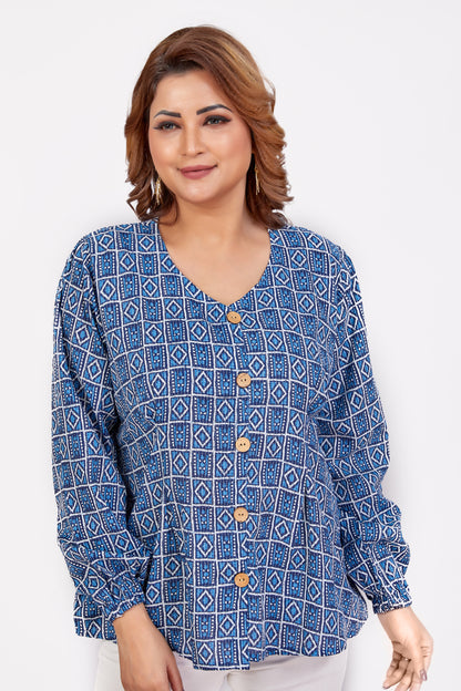 Vitasta – Blue – Cotton Top