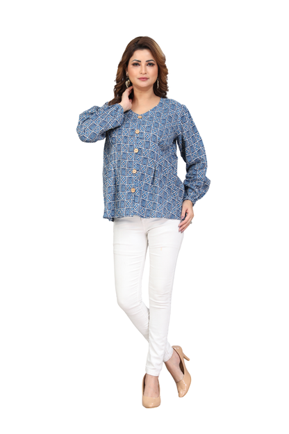 Vitasta – Blue – Cotton Top